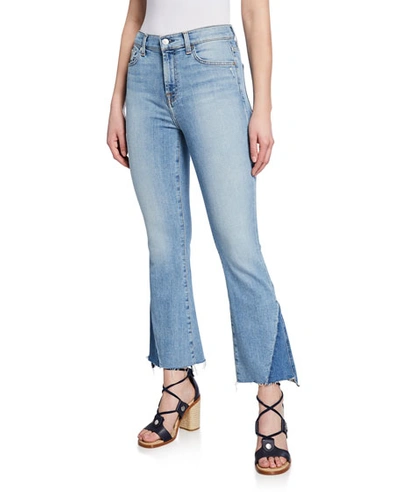For All Mankind High-rise Kick Flare Jeans In Vintage Mercer