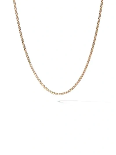 David Yurman 18kt Yellow Gold Box Chain Necklace