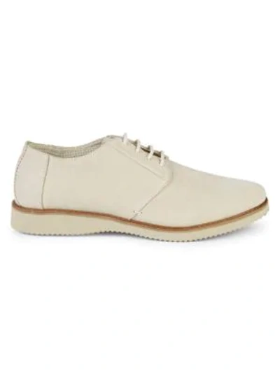 Toms Preston Nubuck Derby Shoes In Natural