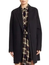Rag & Bone Kaye Long Wool-blend Coat In Black