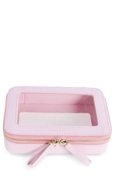 Truffle Clarity Jetset Cosmetics Case In Pink