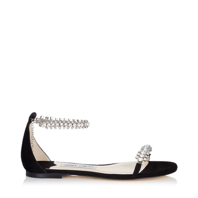 Jimmy Choo Shiloh Flat In Black