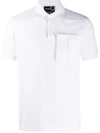 Fred Perry Raf Simons X  Piqué Logo Polo Shirt - White