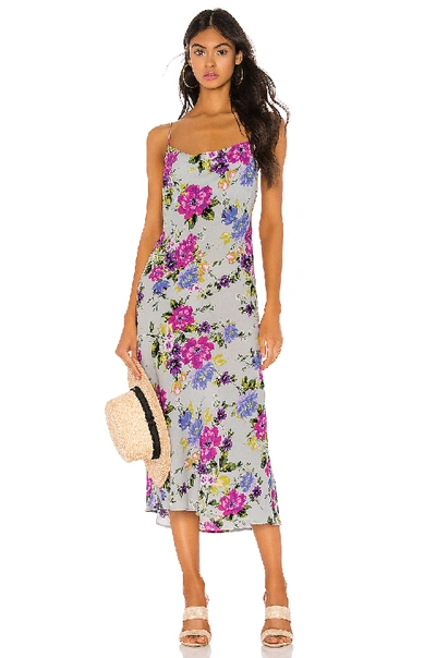 Endless Summer Berri Slip Dress In Sky Floral