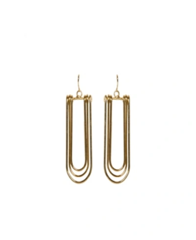 Area Stars Ritz Earrings In Gold
