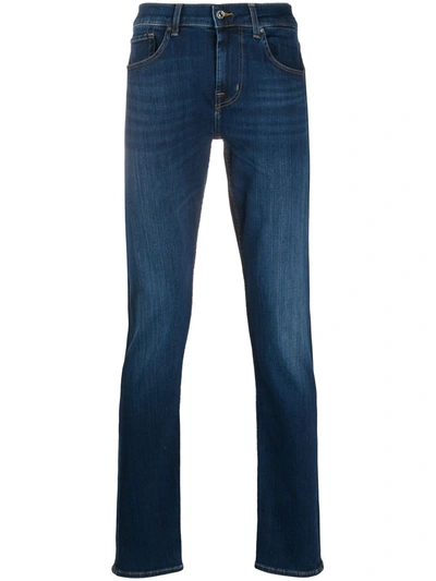 7 For All Mankind Series 7 Adrien Tapered Fit Jeans In Finally Free In Blue