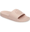 Tory Burch Women's Lina Leather Pool Slide Sandals In Shell Pink
