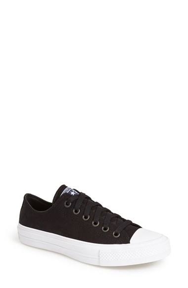 Converse Women's Chuck Ii Oxford Lace Up Sneakers In Black | ModeSens