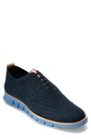 Cole Haan Zerogrand Stitchlite Oxford In Navy Ink/ Pacific Coast