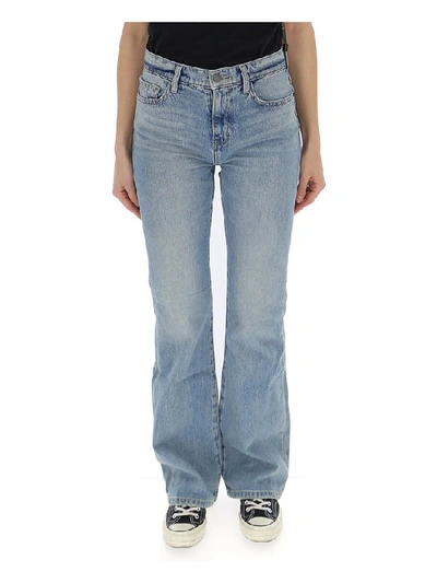 Current Elliott Current/elliott Classic Bootcut Jeans In Blue