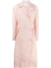 Tibi Classic Raincoat - Pink