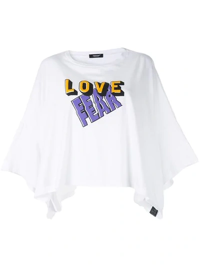 Undercover Cropped T-shirt - White