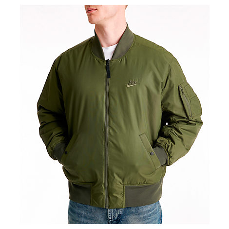 nike bomber jacket green