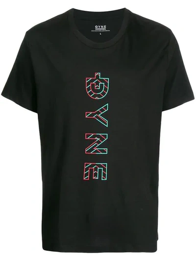 Dyne Triangle Logo T Shirt In Black
