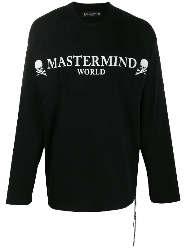 Mastermind Japan Mastermind World Logo Skull Print Sweatshirt - Black ...