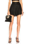 Zimmermann Allia High Waisted Short In Noir