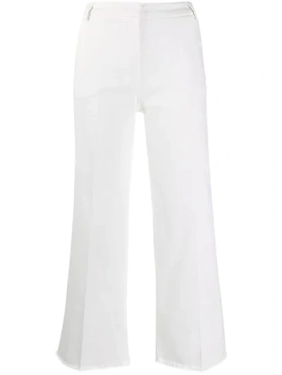 Blanca Flared Trousers In White