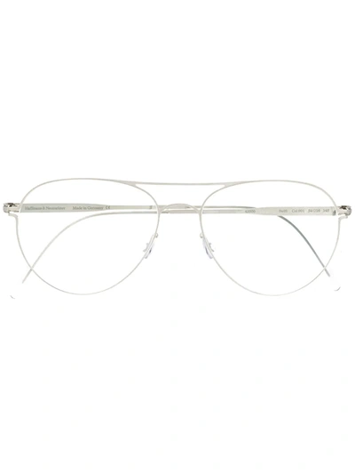 Haffmans & Neumeister Swift Glasses In 001 Silver