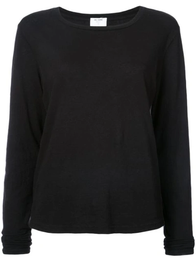 Re/done The Long Sleeve Tee In Black
