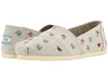 Toms , Drizzle Grey Chambray/embroidery (vegan)