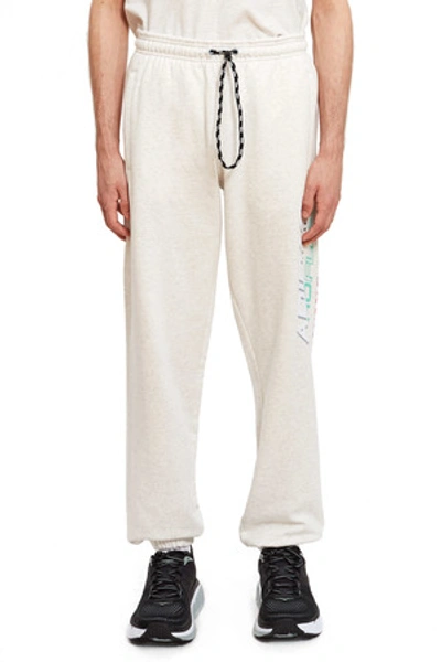Adidas Originals By Alexander Wang Opening Ceremony Graphic Jogger Pants In Heather/white/pink