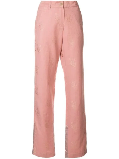 Ann Demeulemeester Classic Flare Trousers In Alexa Rse Lmbth