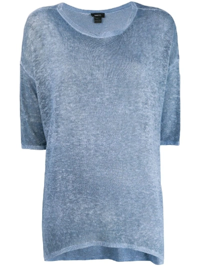 Avant Toi Oversized T-shirt - Blue