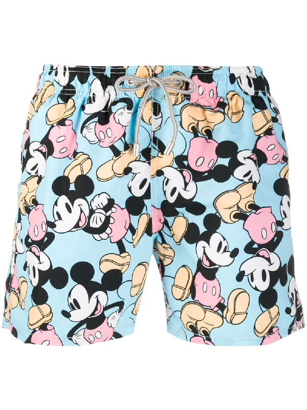 2x Short Bleu Marine Mickey Disney Bebe Bebe Garcon 0 24m