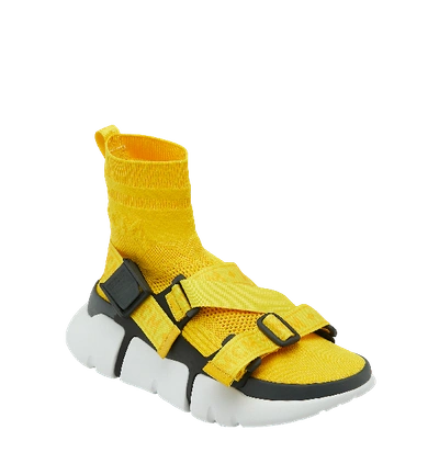 Mcm Women's Himmel Sock Trainers In Yellow | Yellow