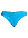 Hanky Panky Signature Lace Original Rise Thong In Fiji Blue