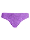 Hanky Panky Signature Lace Original Rise Thong In Vibrant Violet