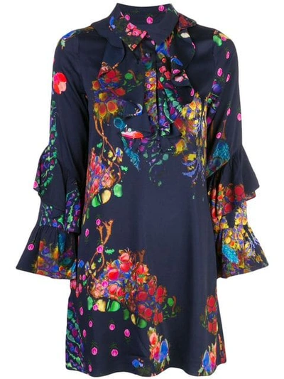 Cynthia Rowley Roseland Printed Shirt Dress - Multicolour