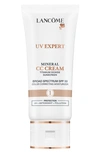 Lancôme Uv Expert Mineral Cc Cream Tinted Moisturizer Broad Spectrum Spf 50 In Nude