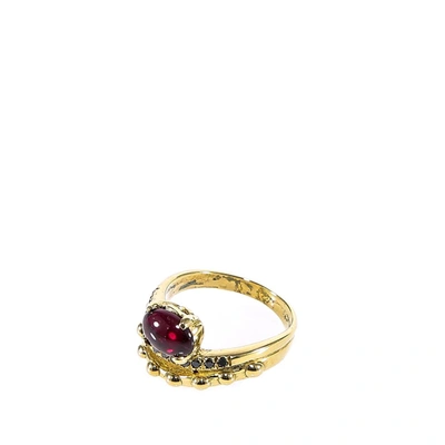 Angostura Jewelled Detail Ring In Gold