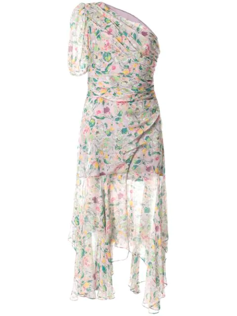 silk dress floral