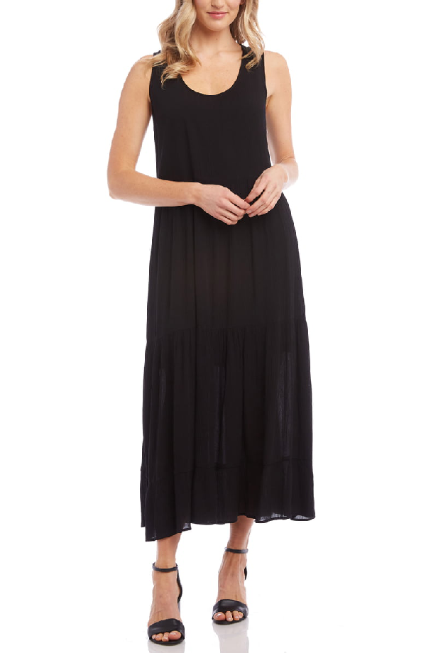 karen kane black maxi dress