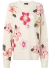 Alanui Floral Jumper In Neutrals