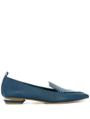 Nicholas Kirkwood Women's Beya Leather Loafers In Midnight Blue