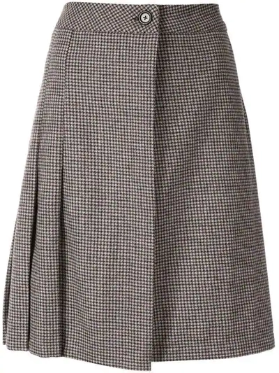 Zambesi Pleated College Skirt In Grey