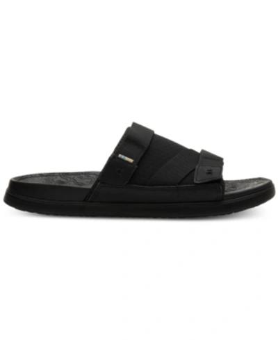 Toms Men's Trvl Lite Slide Sandals Men's Shoes In Deep Black
