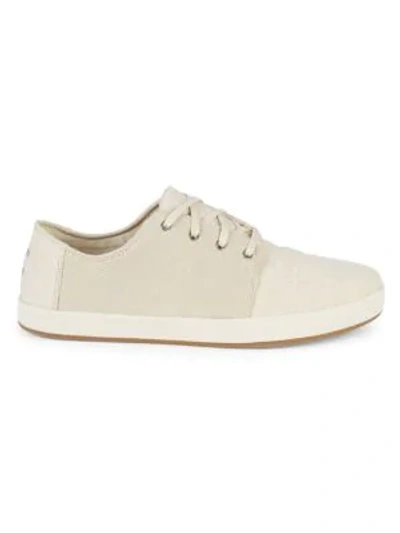 Toms Payton Nubuck & Canvas Sneakers In Natural