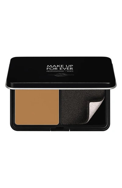 Make Up For Ever Matte Velvet Skin Blurring Powder Foundation Y445 Amber 0.38oz/11g In Ambre