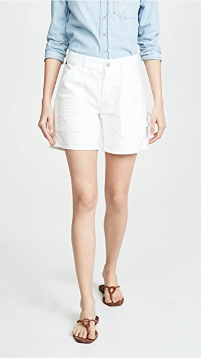 Citizens Of Humanity Leah Shorts In Washed White