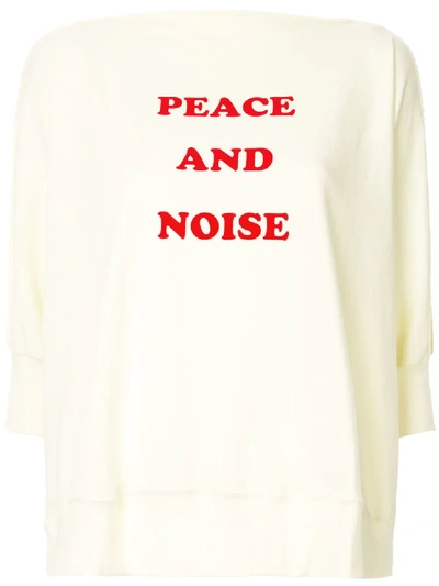 Undercover 'peace And Noise' Sweatshirt - Yellow