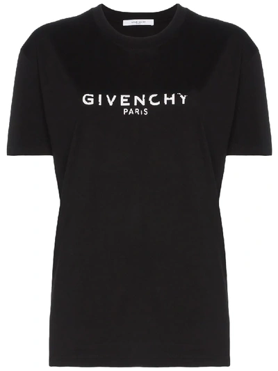 Givenchy Logo Print T-shirt - Black