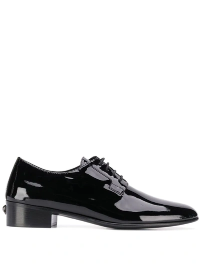 Giuseppe Zanotti Flatcher Oxford Shoes In Black