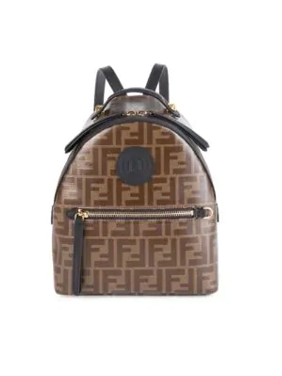 Fendi Mini Logo Backpack In Multi