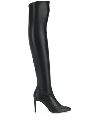 Giuseppe Zanotti Dena 90 Black Over The Knee Boots