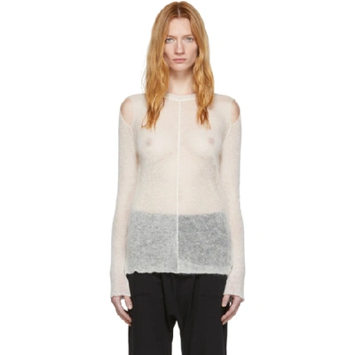 Ann Demeulemeester Off-white Rilke Sweater In Off White