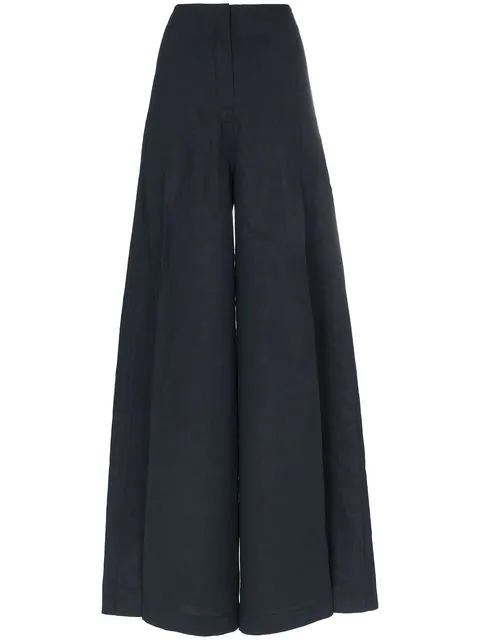 Jacquemus High-waisted Trousers In Blue | ModeSens